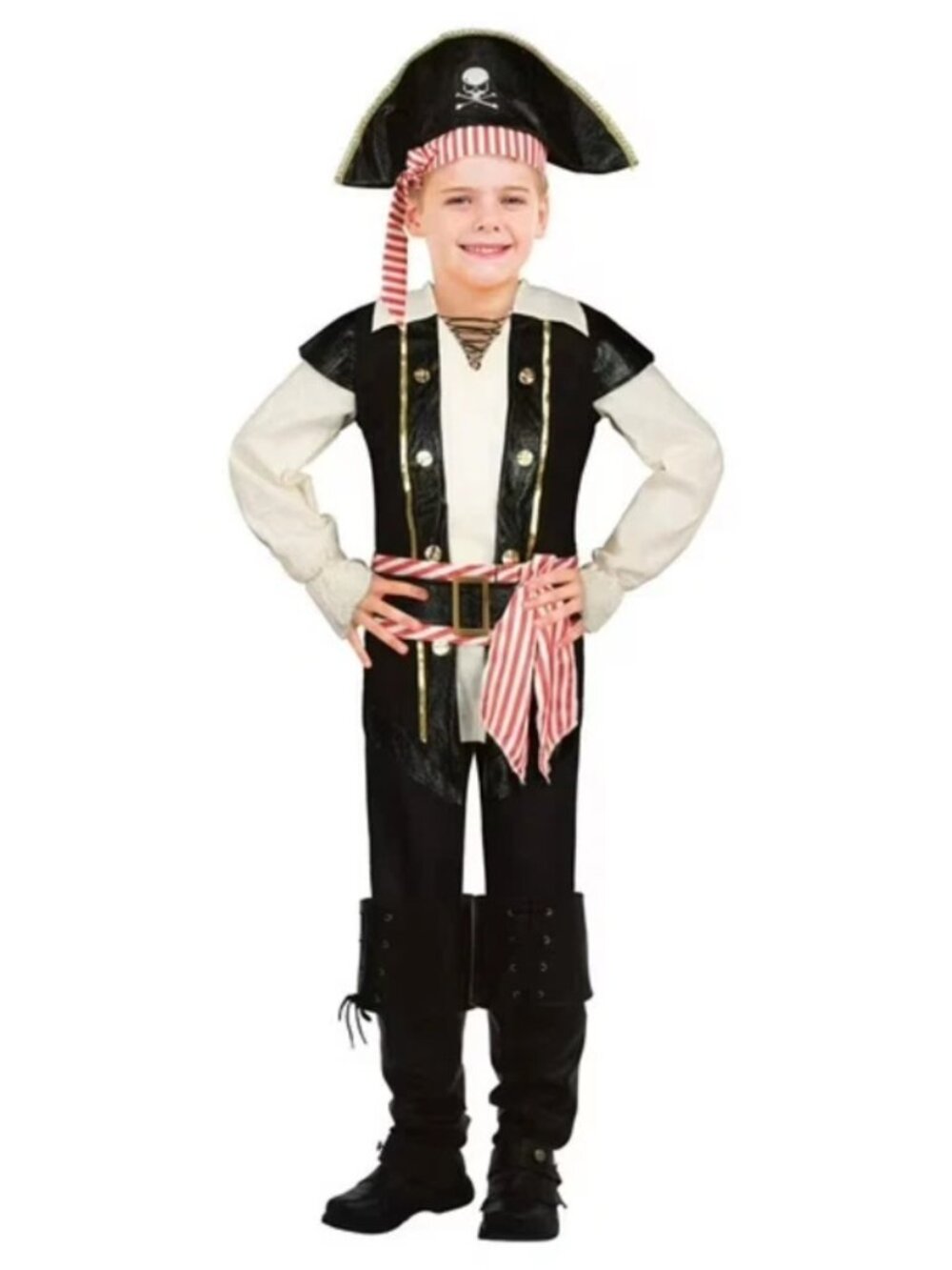 Palamon Boy's Buckling Buccaneer Halloween Costume Large (10-12)